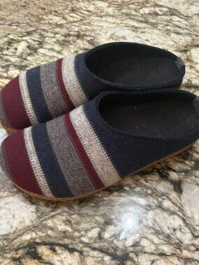Haflinger Women's Energy Wool Slipper Clog